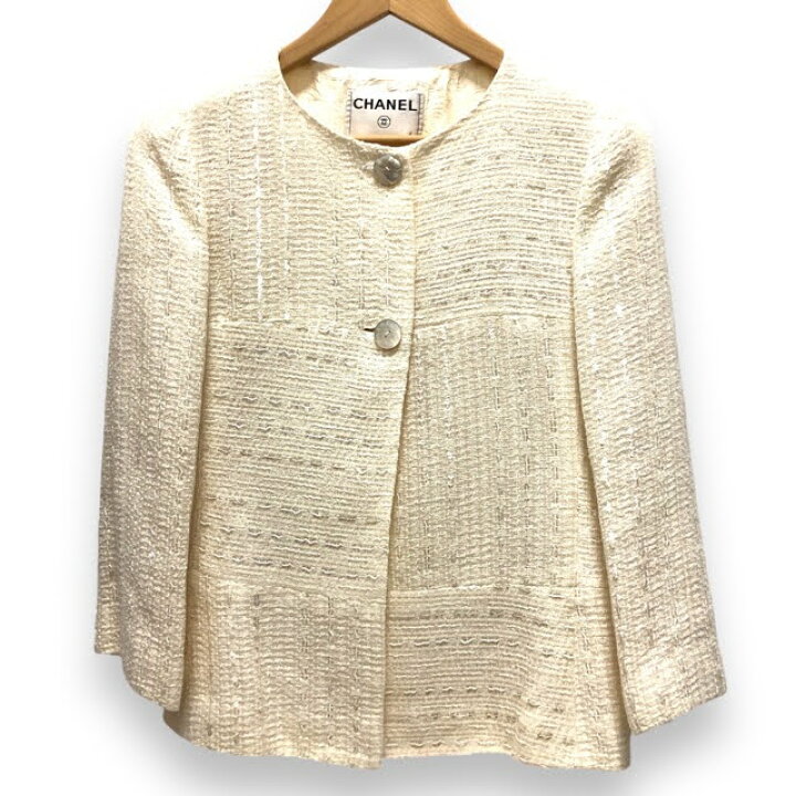 楽天市場】【値下げしました】【CHANEL】シャネル ツイード ジャケット  