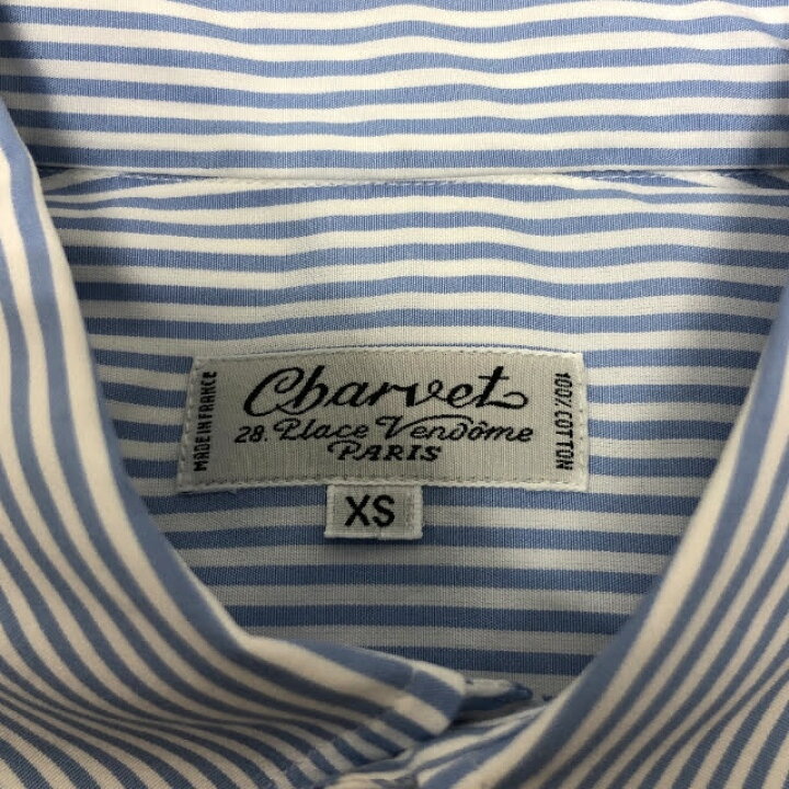 楽天市場】【Charvet】シャルベ ストライプ コットン シャツ フランス 