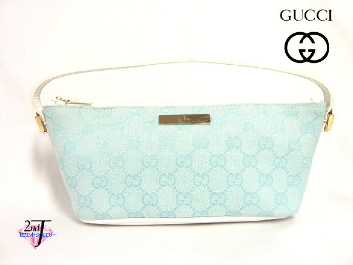 楽天市場】【GUCCI】グッチ GGキャンバス アクセサリーポーチ ブルー 