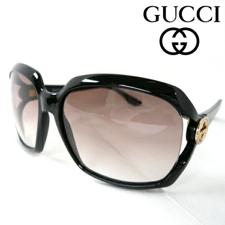 楽天市場】【GUCCI】 グッチ サングラス サングラス ブラックフレーム  
