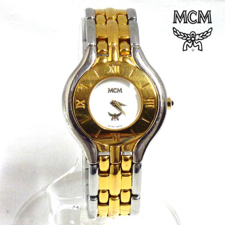 楽天市場】【MCM】 エムシーエム 時計 レディース ステンレス ゴールド 