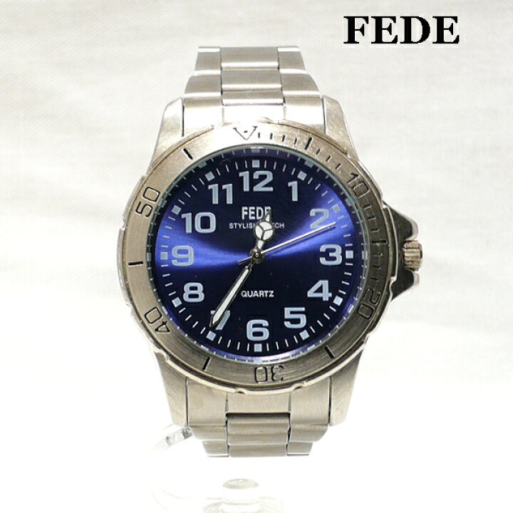 楽天市場】【FEDE】 フェデ メンズ 腕時計 ステンレス シルバー 