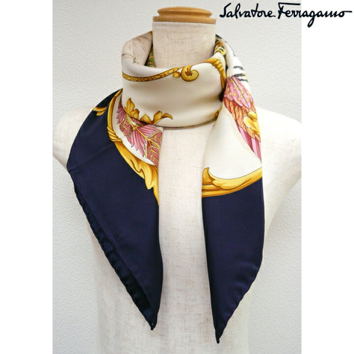 楽天市場】【Salvatore Ferragamo】フェラガモ スカーフ トラ柄 ヒョウ 