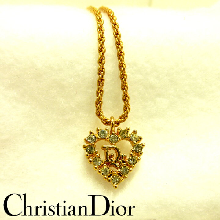 楽天市場】【CHRISTIAN DIOR】ディオール ハート型 ライトストーン 