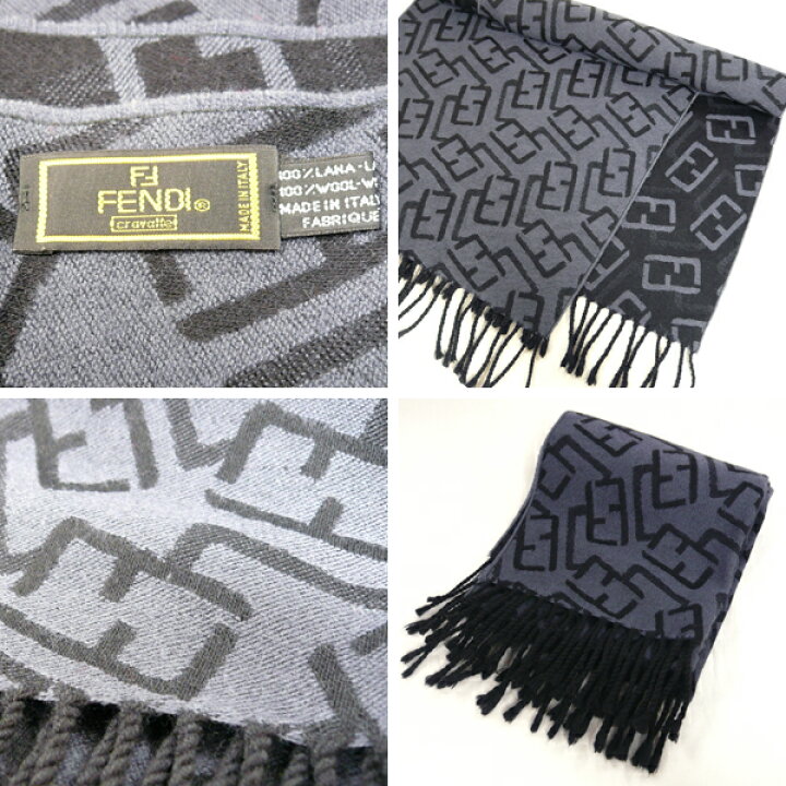 楽天市場】【FENDI cravatte】フェンディ マフラー ストール ズッカ柄  