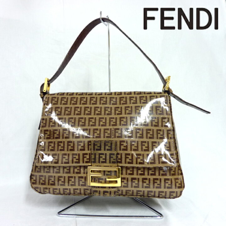 楽天市場】【FENDI】フェンディ ズッカ柄 ビニールコーティング マンマ 
