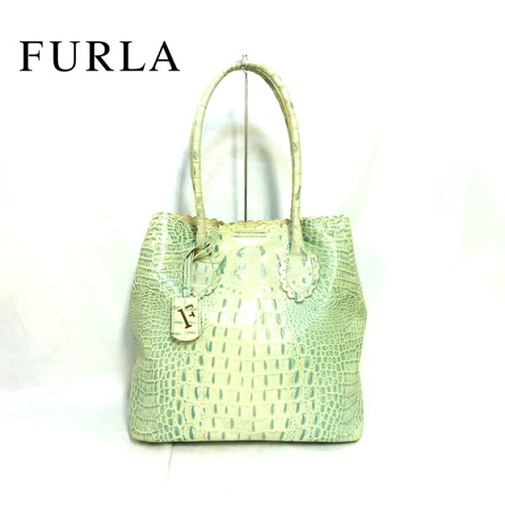 楽天市場】【FURLA】フルラ クロコ型押し レザー トートバッグ 