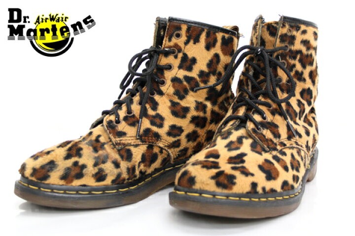 楽天市場】【Dr. Martens】ドクターマーチン レオパード ファー 8  