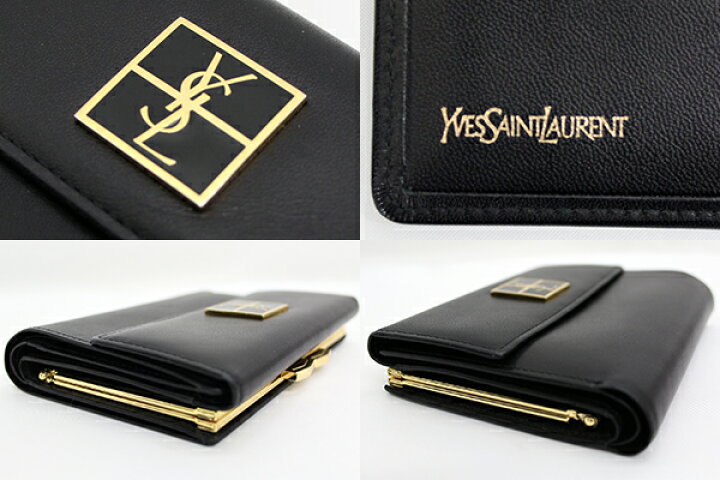 楽天市場】【YVES SAINT LAURENT】YSL イヴサンローラン 三つ折り 