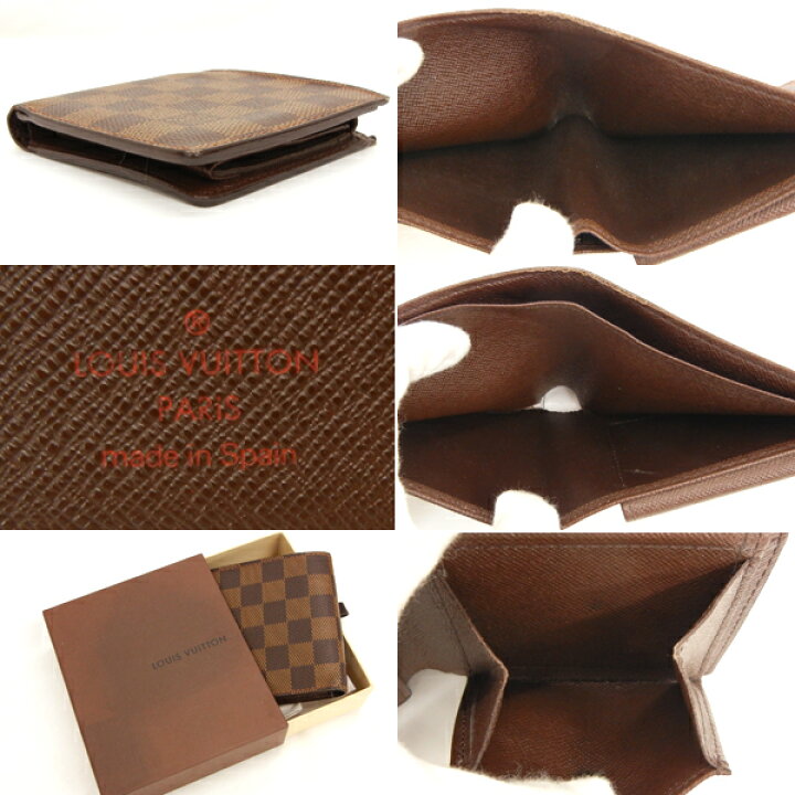 楽天市場】【LOUIS VUITTON】ルイヴィトン ダミエ・エベヌ ポルトビエ  