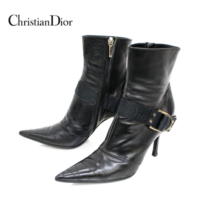 楽天市場】【Christian Dior】クリスチャンディオール ショートブーツ  