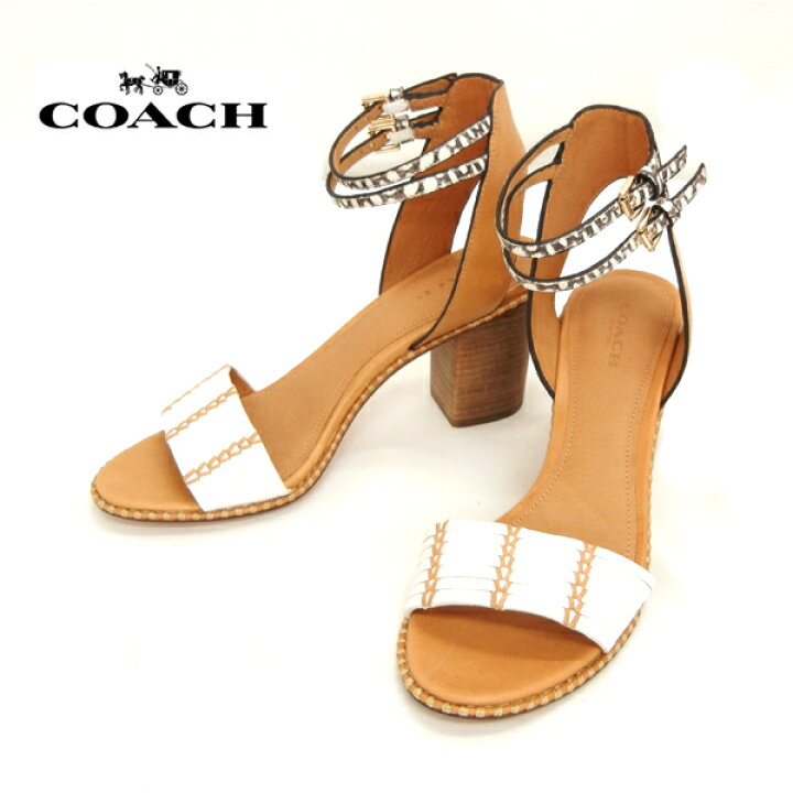 楽天市場】【COACH】コーチ サンダル パンプス ストラップシューズ  