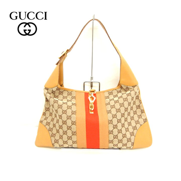 楽天市場】【GUCCI】グッチ GGキャンバス×レザー ジャッキー カンデン  