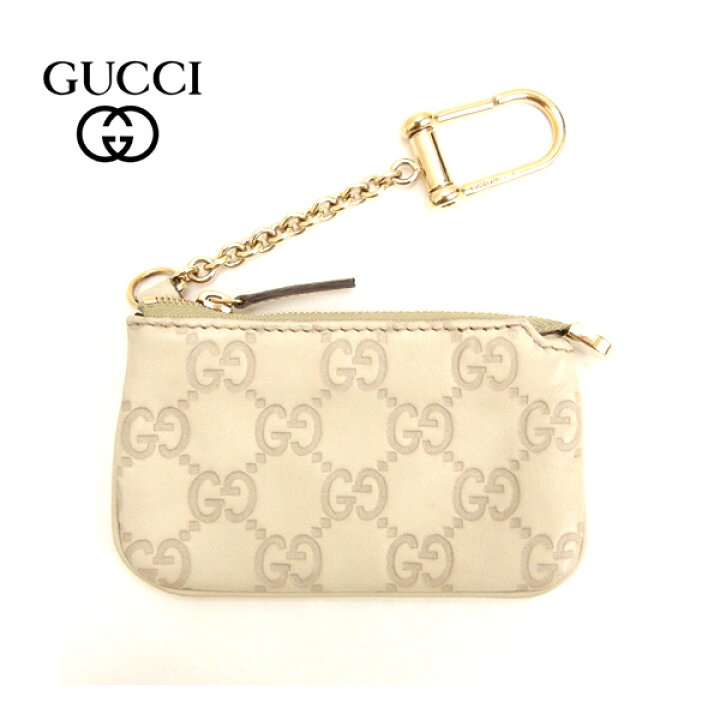 楽天市場】【GUCCI】グッチ シマ キーリング付 コインケース 小銭入れ 