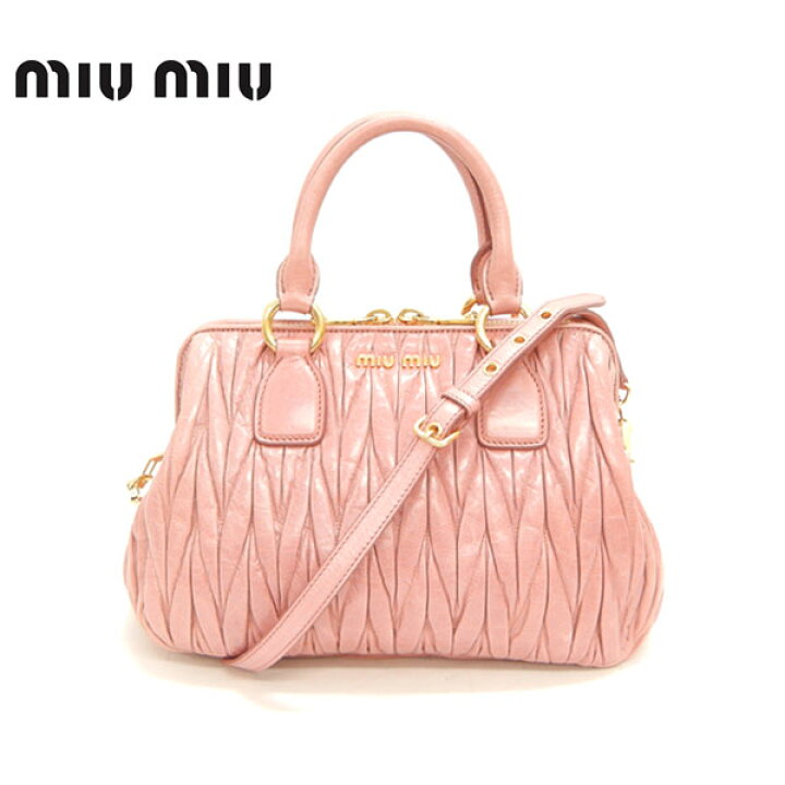 楽天市場】【miu miu】ミュウミュウ MATELASSE マテラッセ 2WAY 