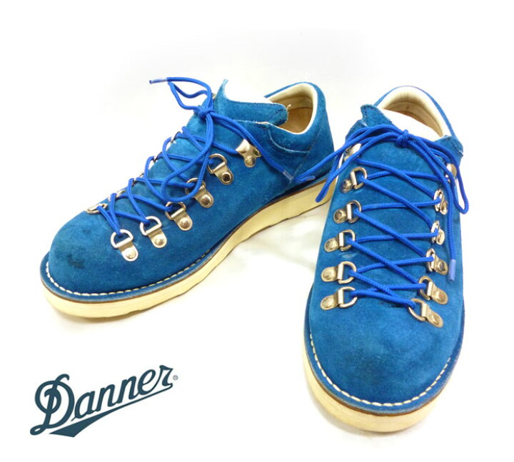 楽天市場】【Danner】ダナー スエードマウンテンリッジローブルー青 