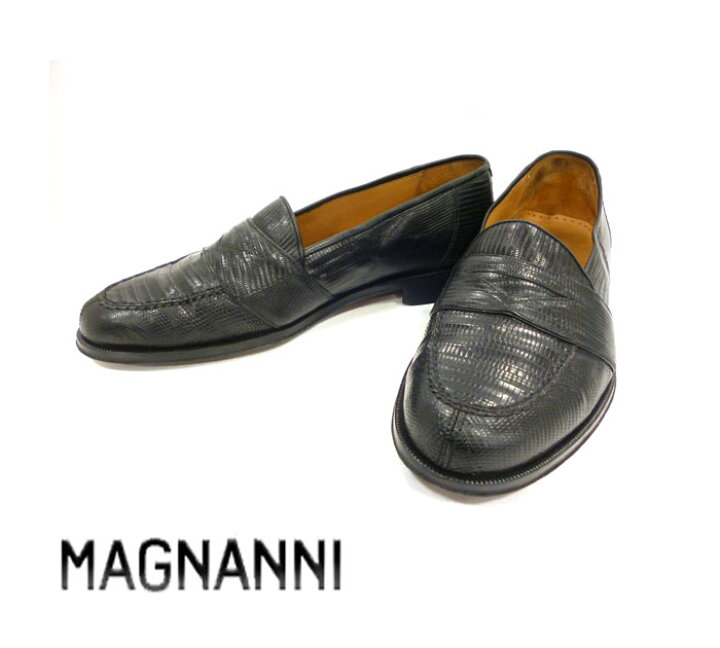 楽天市場】【MAGNANNI】マグナーニ 靴 リザードレザー コイン 