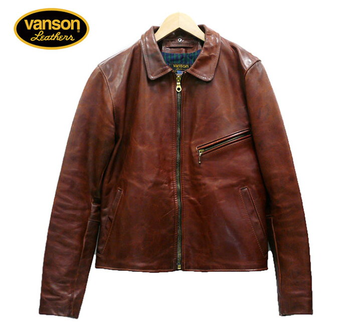 楽天市場】【VANSON】バンソン ホースハイドレザーENFライダース 
