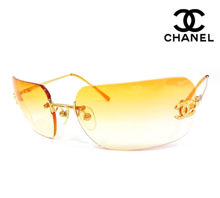 楽天市場】【CHANEL】シャネル サングラス ココマーク ラインストーン  