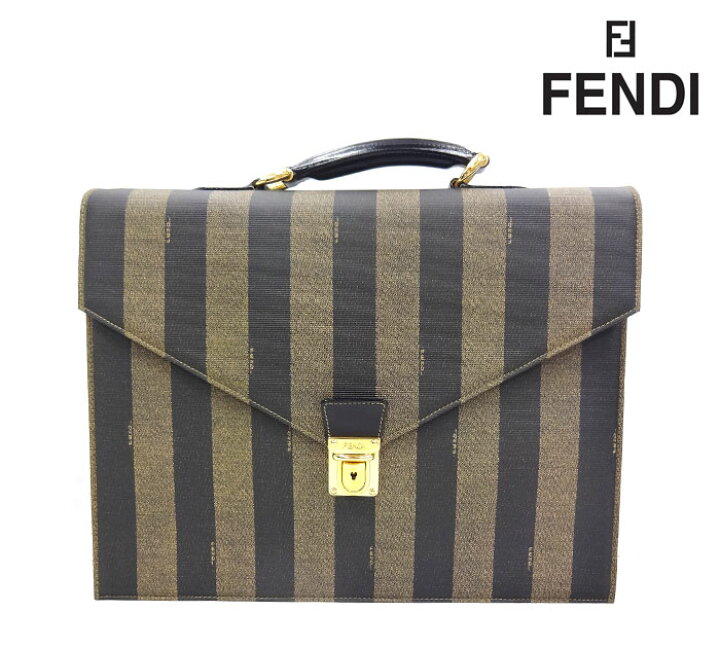 楽天市場】【FENDI】フェンディ ペカン柄 ブリーフケース 書類バッグ  