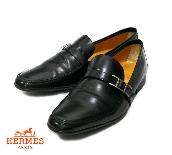 楽天市場】【HERMES】エルメス アピ レザー ローファー シューズ 