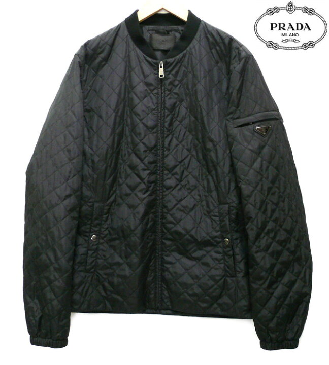 楽天市場】【PRADA】プラダ ナイロン キルティングジャケット MA-1  