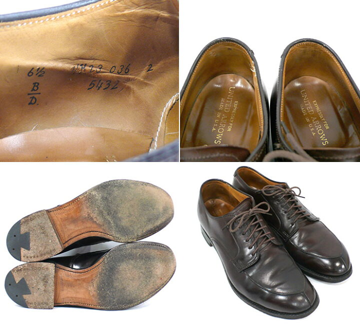楽天市場 Alden United Arrows オールデン ユナイテッドアローズ 5432 Vチップコードバン モディファイドラスト バーガンディ サイズ6 1 2d ドレスシューズ 紳士靴 メンズ Rc2368 中古 リサイクルストア エコライフ