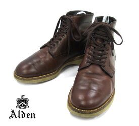 【ALDEN】オールデン ＃45960H 6インチブーツ クロムエクセルレザー ミリタリーラスト サイズ8 1/2 D スーパーライトソール 紳士靴 メンズ RM1738【中古】