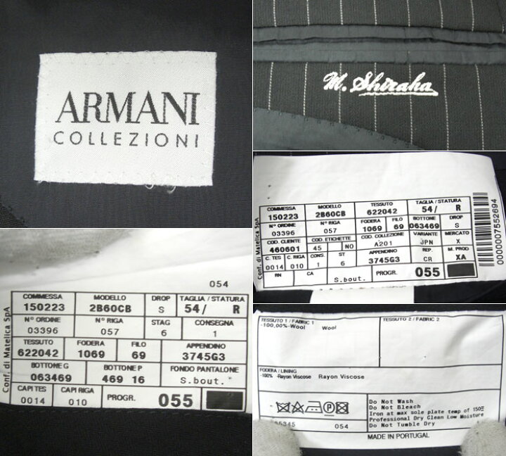 楽天市場】【値下げしました】【ARMANI COLLEZIONI】アルマーニ 
