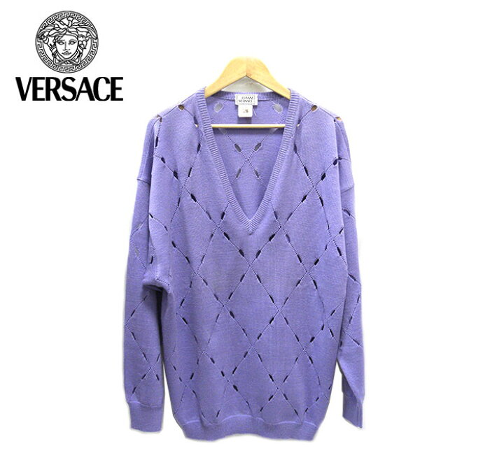 楽天市場】【GIANNI VERSACE】ジャンニヴェルサーチ ニット セーター V 