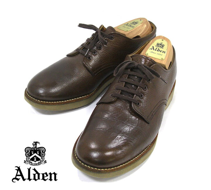 楽天市場】【ALDEN】オールデン ＃4908 ワークブーツ プレーントゥ 