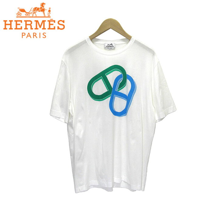 楽天市場】【HERMES】エルメス Tシャツ カットソー クルーネック シ  