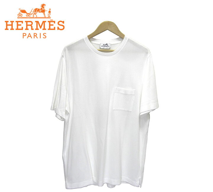 楽天市場】【HERMES】エルメス Tシャツ カットソー クルーネック H刺繍 