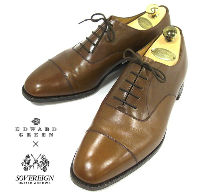 楽天市場 Edward Green Sovereign United Arrows エドワードグリーン ユナイテッドアローズ 旧チェルシー ストレートチップ ブラウン サイズ9e ドレスシューズ ビジネス 紳士靴 メンズ Rm2634 中古 リサイクルストア エコライフ