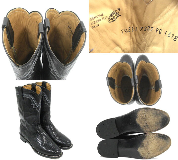 楽天市場】【Ferrini】フェリーニ ウエスタンブーツ リザードレザー 