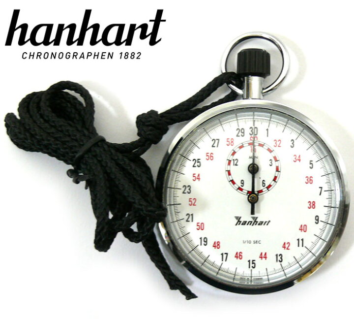 楽天市場】【hanhart】ハンハルト 手巻きストップウォッチ 1/10秒計 15 