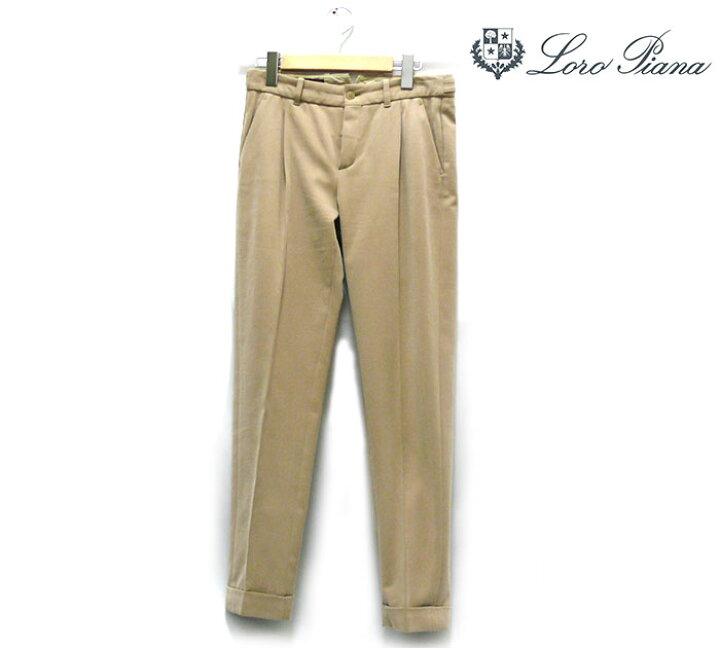 楽天市場】【LoroPiana】 ロロピアーナ コットンストレッチワンタック  