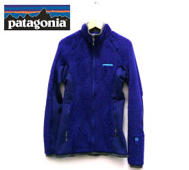 【patagonia】パタゴニア フリースジャケット R3 サイズXS レディース トップス 女性用 青　ブルー 長袖 アウトドア カジュアル 起毛 RC1931【中古】