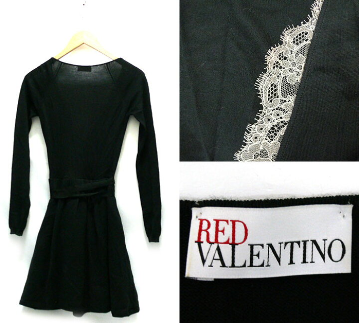 楽天市場】【RED VALENTINO】レッドヴァレンティノ レース切替Vネック  