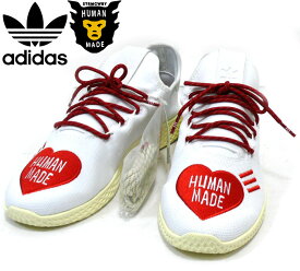 【adidas by PHARRELLWILLIAMS×HUMAN MADE】アディダスファレルウィリアムズ×ヒューマンメイド 28cm テニスヒュー 靴 タグ付き未使用 RC2123【中古】