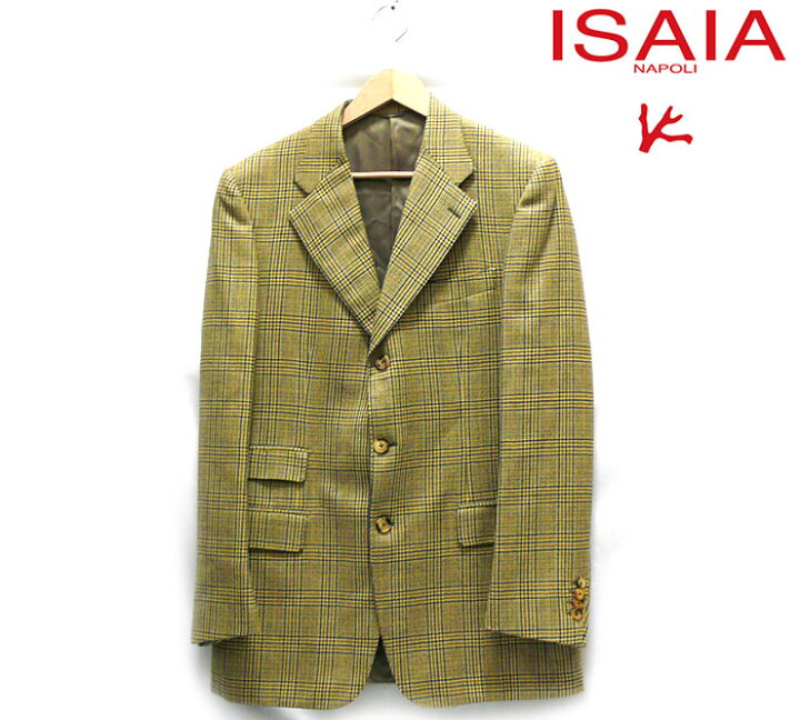 楽天市場】【ISAIA】イザイア イタリア製 サイズ48 グレンチェック 