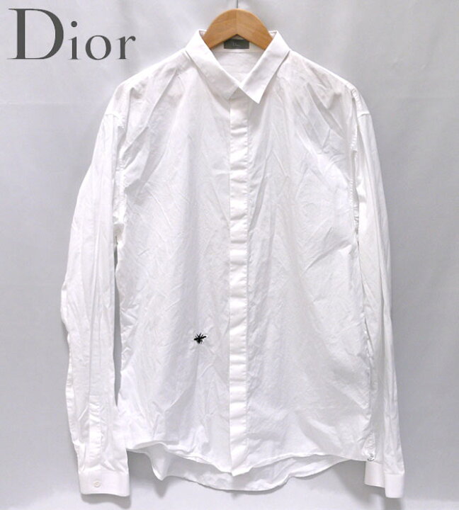 楽天市場】【Dior】クリスチャンディオール オム Bee刺繍 ホワイト 