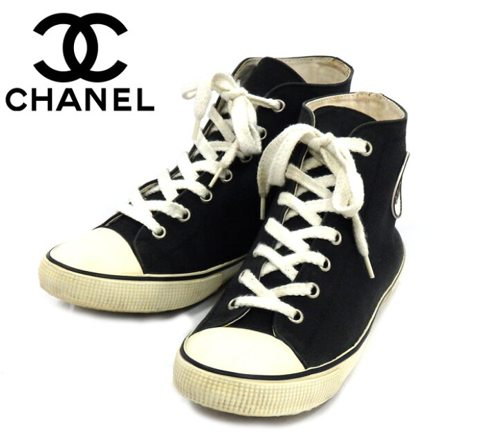 楽天市場】【CHANEL】シャネル スニーカー レディース ハイカット 