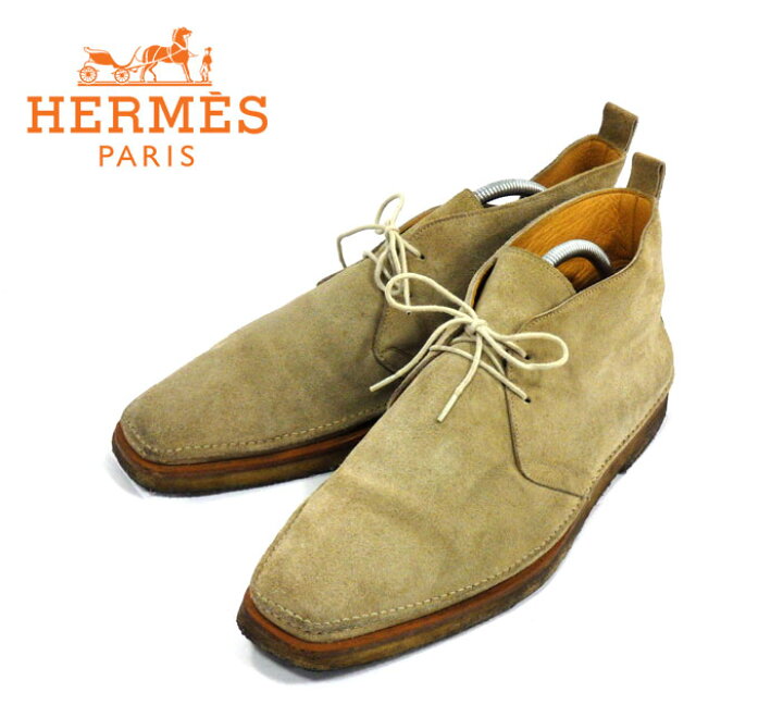 楽天市場】【HERMES】エルメス チャッカ デザート ブーツ サイズ42 1/2 