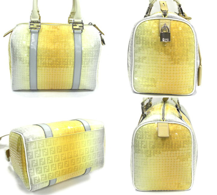楽天市場】【FENDI】フェンディ スパンコール イエロー グラデーション 