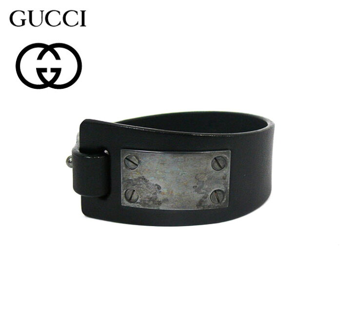 楽天市場】【値下げしました】【GUCCI】グッチ レザー×シルバー925  