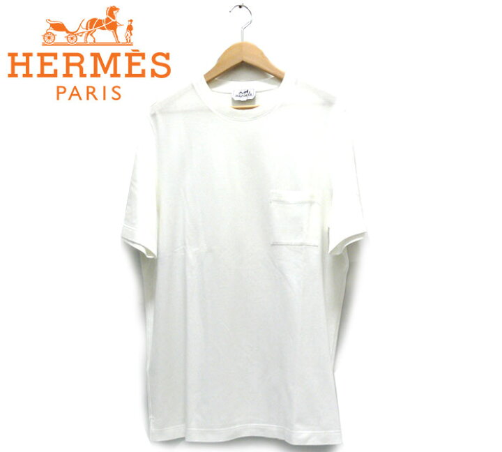 楽天市場】【HERMES】エルメス コットンピケクルーネック Hロゴ 