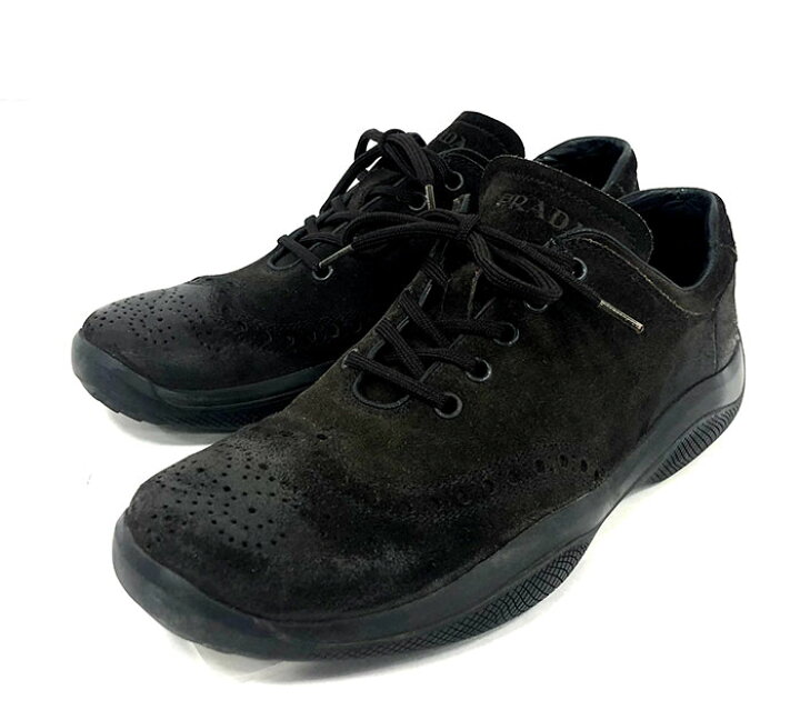 楽天市場】【PRADA SPORT】プラダスポーツ スエード レザー スニーカー 