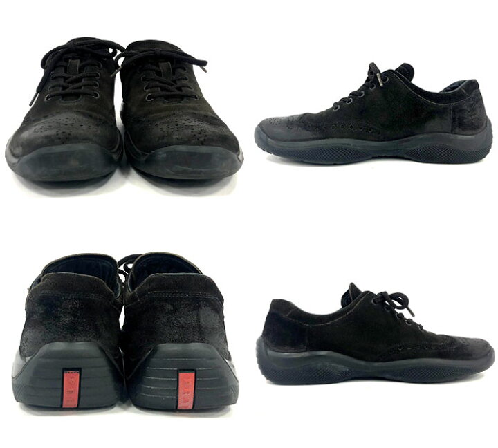 楽天市場】【PRADA SPORT】プラダスポーツ スエード レザー スニーカー 