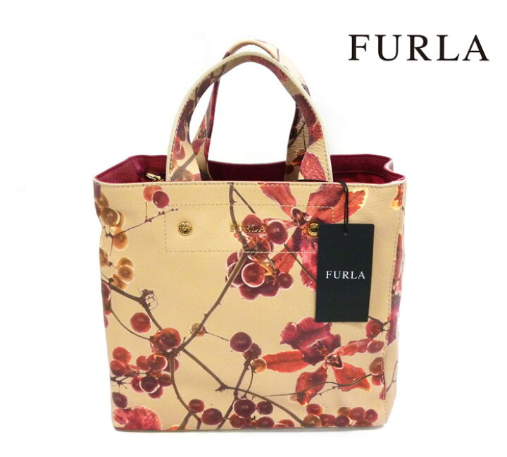楽天市場】【FURLA】フルラフルラ トートバッグ レザー ベージュ  